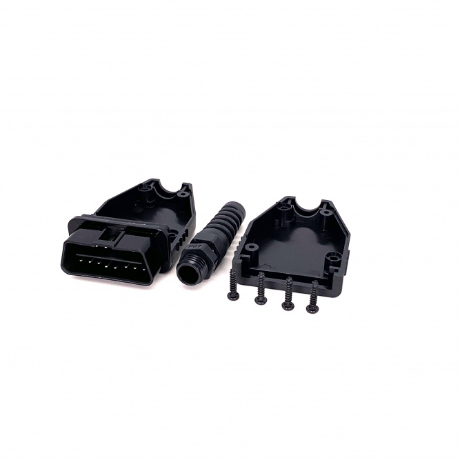 Штекер (разъем) OBD2 &amp;quot;папа&amp;quot; разборный