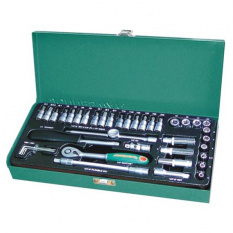 Набор головок торцевых Jonnesway S04H2141S 1/4&amp;quot;DR, 4-13 мм, 41 предмет