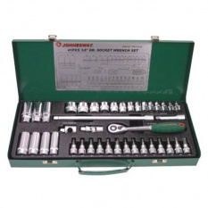 Набор головок торцевых Jonnesway S04H3141S 3/8&amp;quot;DR, 6-24 мм, 41 предмет