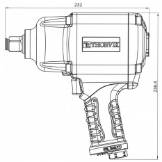 Пневматический гайковерт Thorvik AIW3416 3/4&amp;quot;