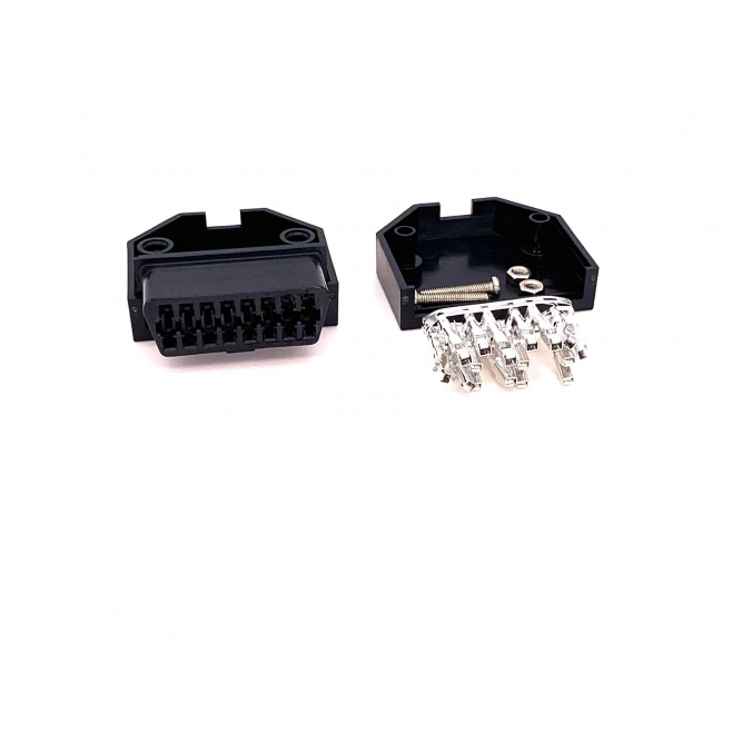 Штекер (разъем) OBD2 &amp;quot;мама&amp;quot; разборный