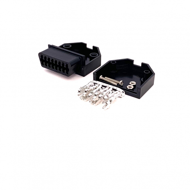 Штекер (разъем) OBD2 &amp;quot;мама&amp;quot; разборный