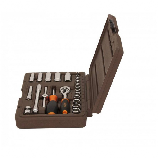 Набор головок торцевых OMBRA 911423 1/4&amp;quot;DR, 4-13 мм, 23 предмета