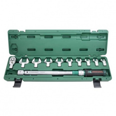 Динамометрический ключ Jonnesway 1/2&amp;quot;DR с насадками 13-30 мм,  40-200 Нм