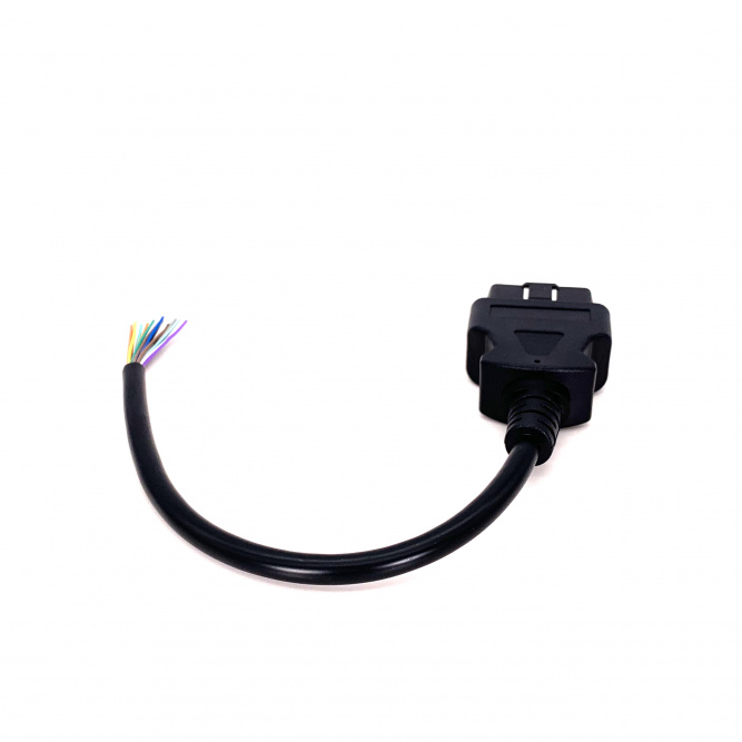 Штекер OBD2 (папа) с проводом