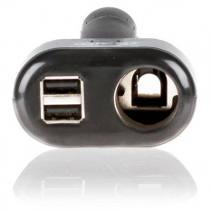 Разветвитель прикуривателя Alca (1 + 2 USB)