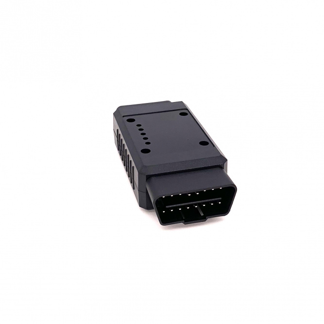 Корпус адаптера (переходника) OBD2 папа-мама с пинами разборный