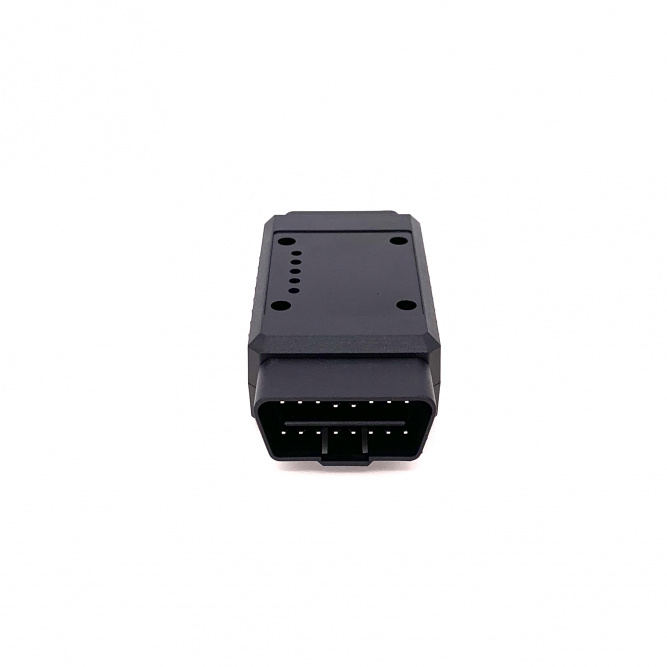 Корпус адаптера (переходника) OBD2 папа-мама с пинами разборный