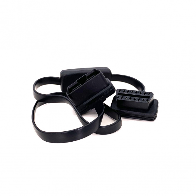 Удлинитель OBD2 60 см. с выключателем питания